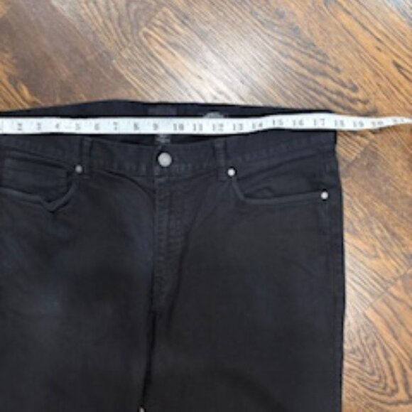 EUC  H & M Men's slim fit black denim pants sz 34 - Picture 5 of 6